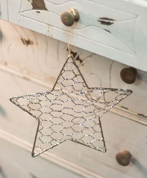 Picture of Wire Star Ornament, 8"