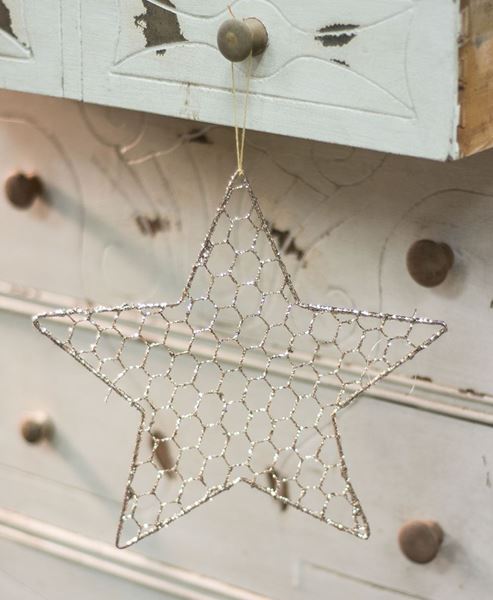 Picture of Wire Star Ornament, 10"