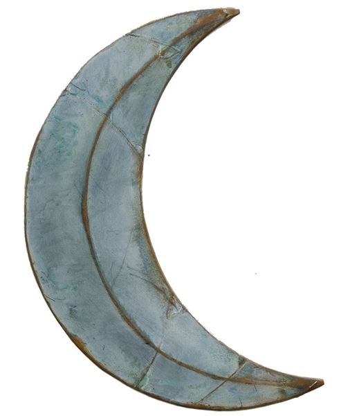 Picture of Rusty Galvanized Moon 24"