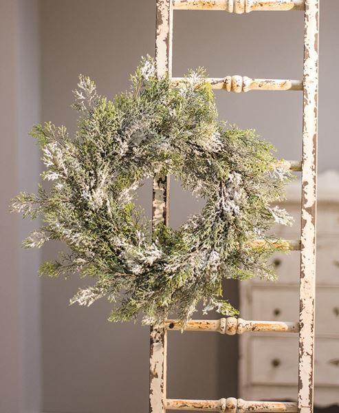 Snowy Cedar Wreath