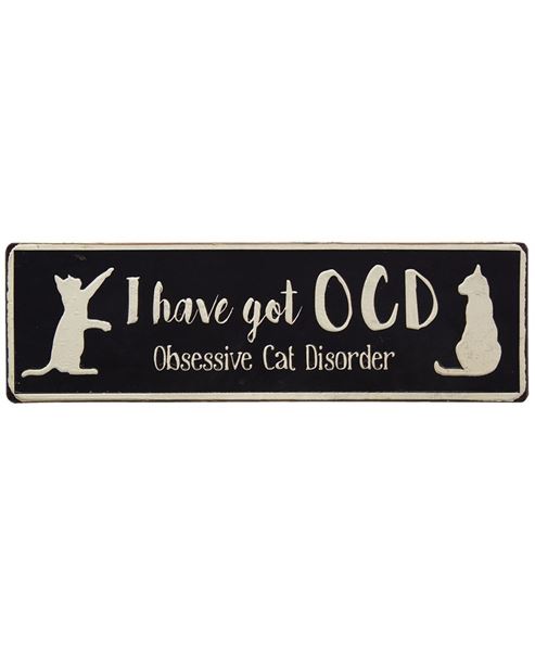 Obsessive Cat Disorder Plaque