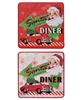 Santa's Diner Coaster Set