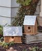 Tall Wooden Birdhouse