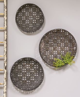 Picture of Woven Tobacco Baskets, 3/Set