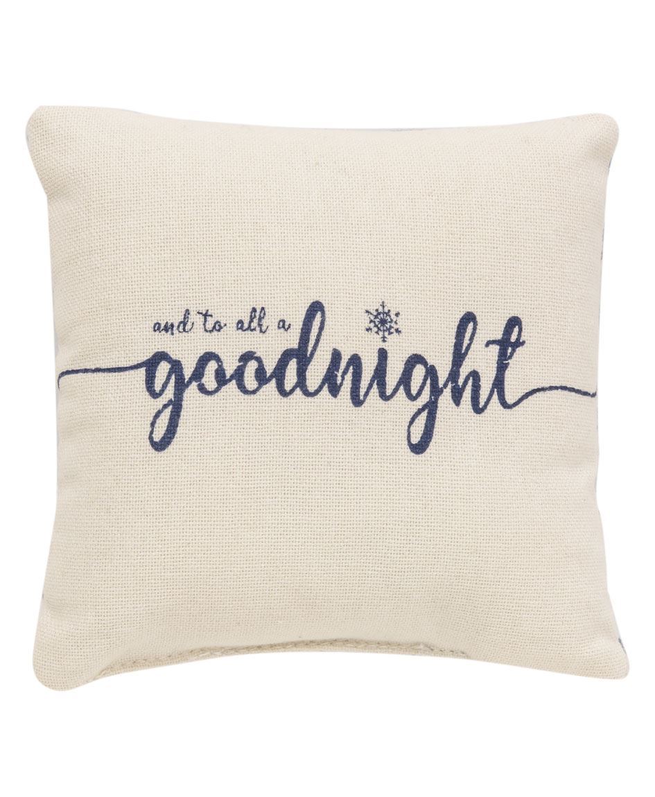 Col House Designs - Wholesale| And To All A Goodnight Mini Pillow