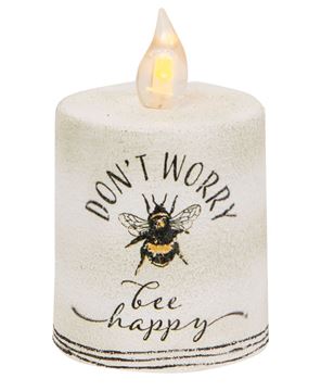 Don't Worry Be Happy Sign Bumble Bee Decor Table Sign Honey Bee