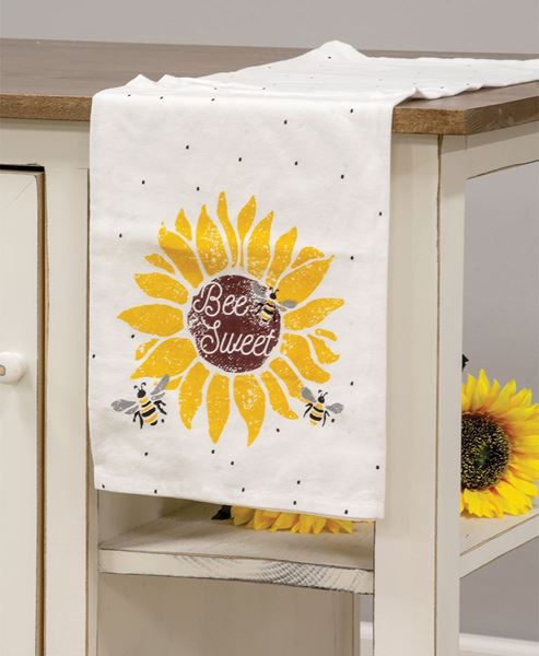 Bee Botanical Kitchen Towel, Bee Dish Towel, Decor Kitchen Towel