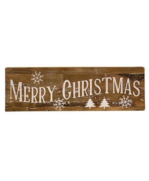 Col House Designs - Wholesale| Merry Christmas Natural Wood Sign | Col ...