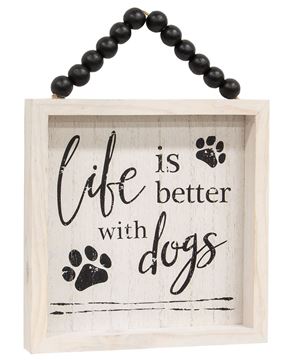 Picture of Life Is Better With Pets Beaded Sign, 2 Asstd.