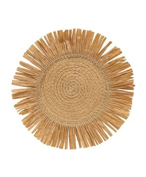 Picture of Natural Jute & Dried Grass Candle Mat - 9.5"
