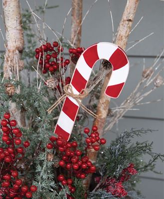 Picture of Medium Candy Cane Planter Stake Topper