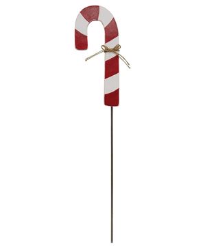 Picture of Medium Candy Cane Planter Stake Topper