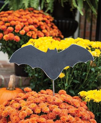 Picture of Wooden Bat Planter Stake Topper, 5.25"H