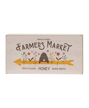 Picture of Farmers Market Rectangle Box Sign, 2 Asstd.