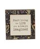 Picture of Love Life Layered Floral Box Sign, 2 Asstd.