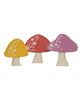 Picture of Spring Floral Chunky Mushroom Sitters, 3/Set