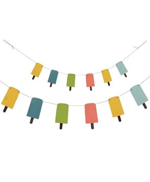 Picture of Popsicles Wooden Garland