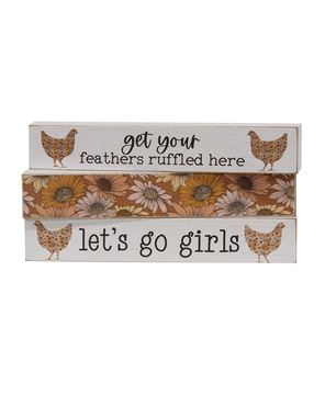 Picture of Let's Go Girls Floral Chicken Mini Stick, 3 Asstd.