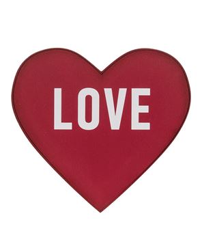 Picture of Love Red Heart Planter Stake Topper