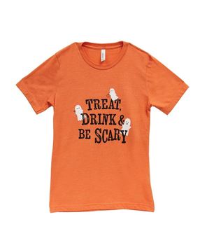 Picture of Treat Drink & Be Scary T-Shirt, XXL - Heather Orange