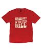 Picture of Naughty Is the New Nice T-Shirt, XXL - Cherry Red