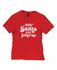 Picture of Only Santa Can Judge Me T-Shirt - Red