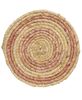 Picture of Woven Natural and Rose Seagrass Table Mat, 8"