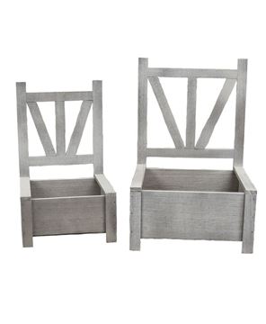 Picture of Garden Chair Planter Boxes, 2/Set