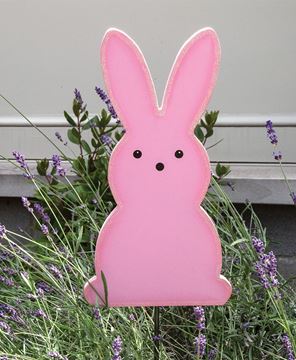 Picture of Pink Bunny Accent/Planter Stake