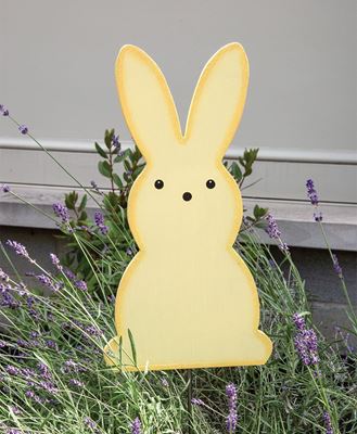 Picture of Yellow Bunny Accent/Planter Stake