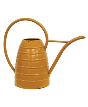 Picture of Distressed Metal Beehive Watering Can