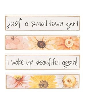 Picture of Just A Small Town Girl Floral Tiny Mini Stick, 4/Set