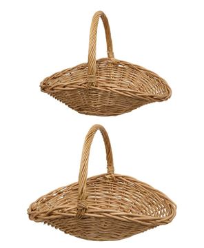 Picture of Natural Willow Flower Gathering Baskets, 2/Set