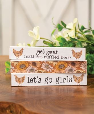 Picture of Let's Go Girls Floral Chicken Mini Stick, 3 Asstd.