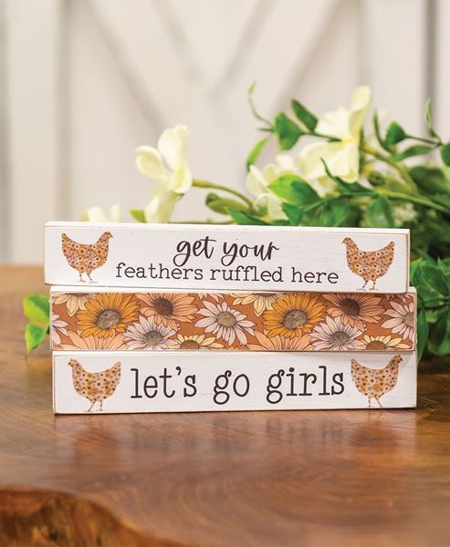 Picture of Let's Go Girls Floral Chicken Mini Stick, 3 Asstd.