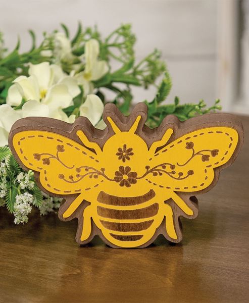 Picture of Laser Cut Layered Wooden Bee Sitter