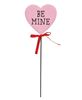 Picture of Metal Be Mine Conversation Heart Plant Stake