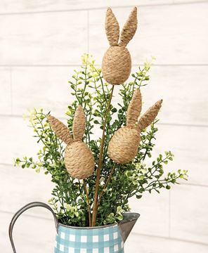 Picture of Jute Bunny Trio Spray, 26"