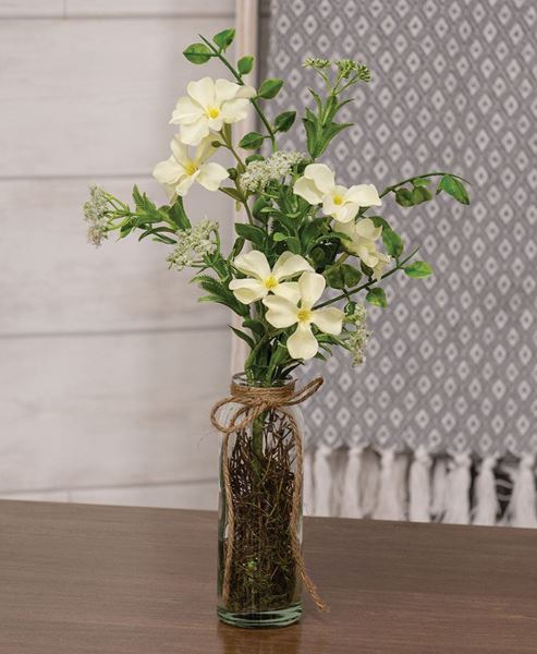 Picture of Heavenly Blossoms Pick in Glass Vase