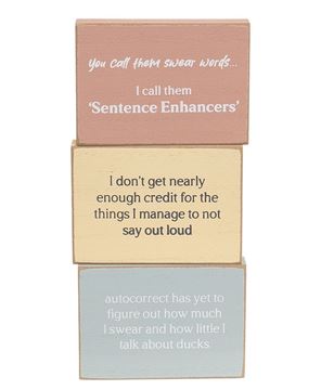 Picture of Sentence Enhancers Rectangle Block, 3 Asstd.