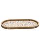 Picture of Bee Flower Oval Tray