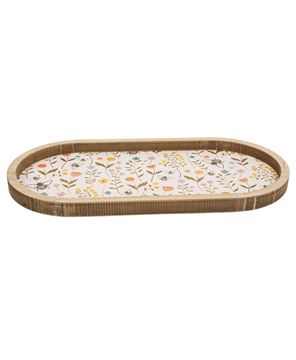 Picture of Bee Flower Oval Tray