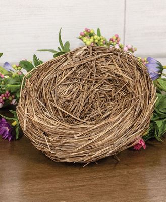 Picture of Natural Straw Bird Nest - 5"