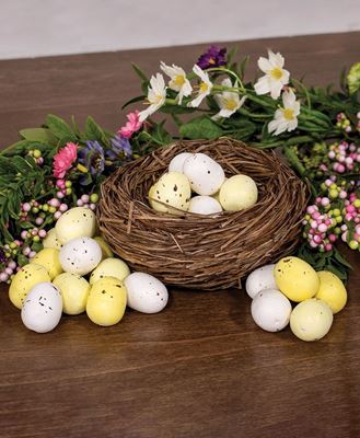 Picture of Yellow & White Speckled Eggs - 24/Pkg