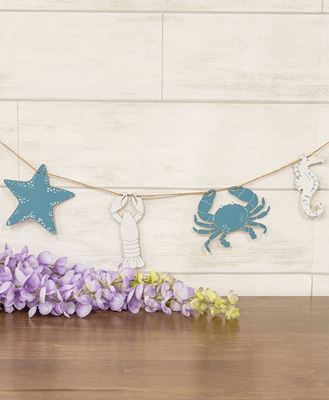 Picture of Wooden Sea Life Garland