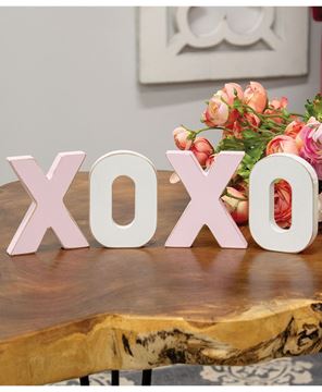 Picture of XOXO Letter Blocks, 4/Set