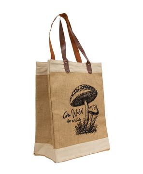 Picture of Go Wild For A While Jute Tote