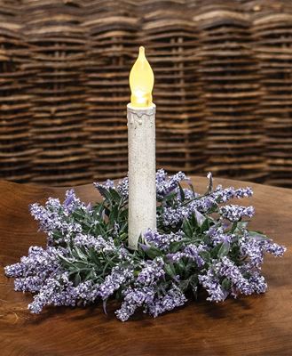 Picture of Lavender Blossoms Candle Ring, 2.5"