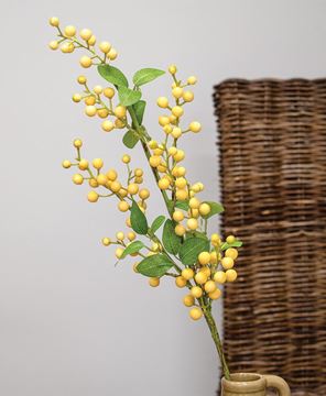 Picture of Yellow Berry Spray - 28.5"