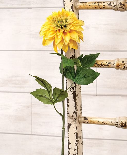 Picture of Yellow Dahlia Stem - 24.5"